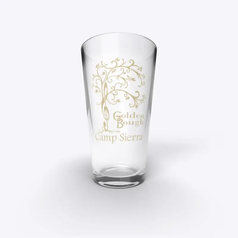 Pint Glass Gold